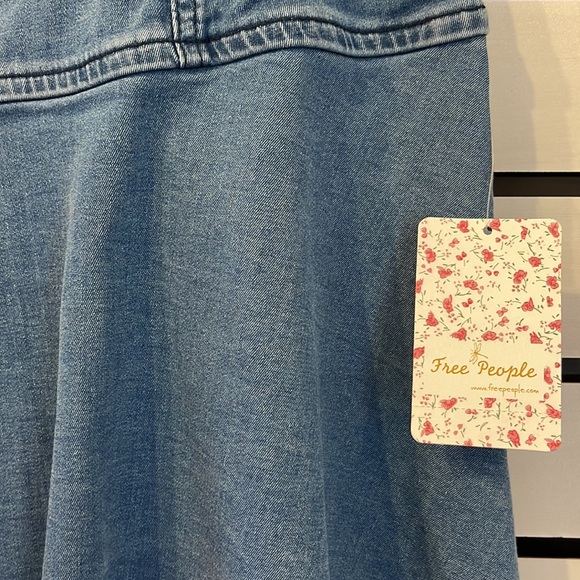 Free People Denim Mini Skirt - Picture 4 of 6